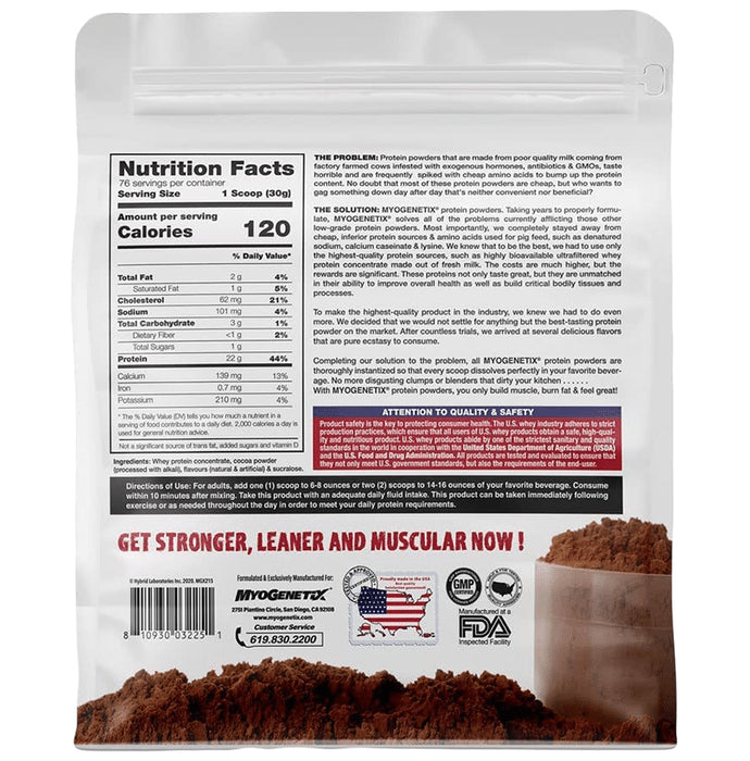 Myogenetix Whey Protein Concentrate Red Series Powder