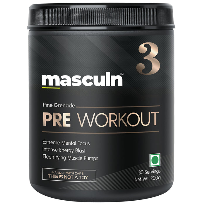 Masculn Pre Workout Powder Pine Grenade - Classic Derma