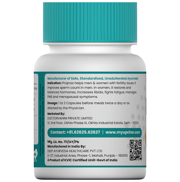 Myupchar Ayurveda Prajnas Extracts Based Vegan Capsule