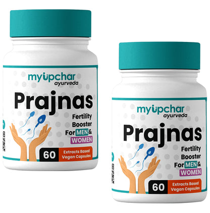 Myupchar Ayurveda Prajnas Extracts Based Vegan Capsule (60 Each) - Classic Derma