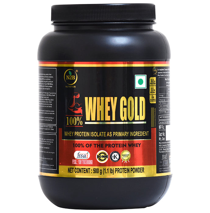 N2B 100% Whey Gold Powder Gourmet Chocolate - Classic Derma