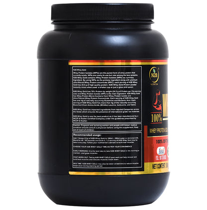 N2B 100% Whey Gold Powder Gourmet Chocolate