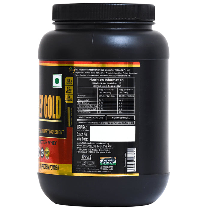 N2B 100% Whey Gold Powder Gourmet Chocolate