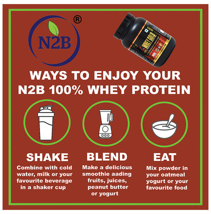 N2B 100% Whey Gold Powder Gourmet Chocolate