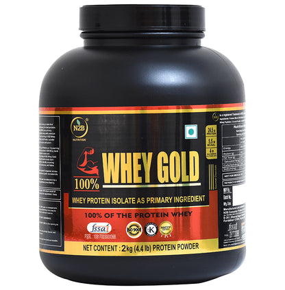 N2B 100% Whey Gold Powder Gourmet Chocolate - Classic Derma