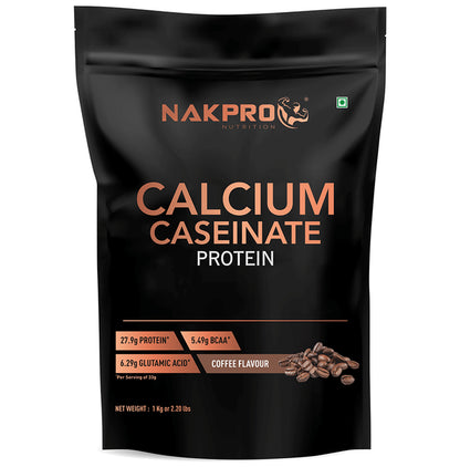 Nakpro Nutrition Calcium Caseinate Protein Powder Coffee - Classic Derma