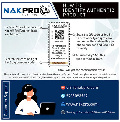 Nakpro Nutrition Calcium Caseinate Protein Powder Coffee