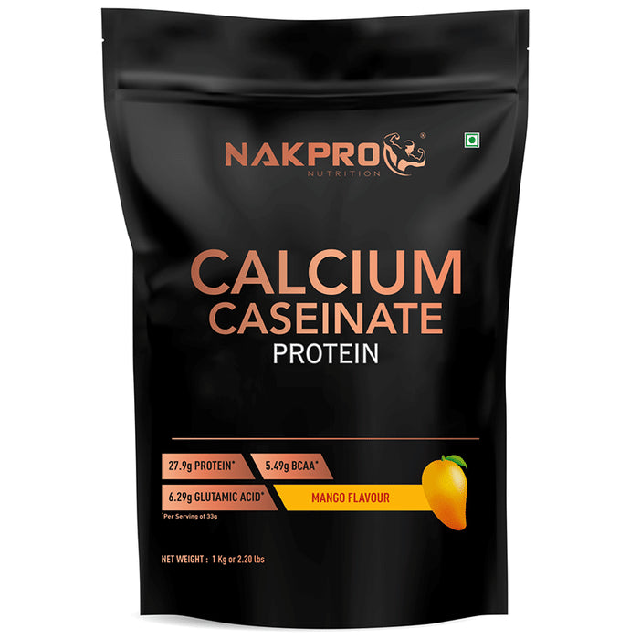 Nakpro Nutrition Calcium Caseinate Protein Powder Mango - Classic Derma