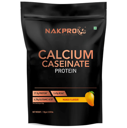 Nakpro Nutrition Calcium Caseinate Protein Powder Mango - Classic Derma