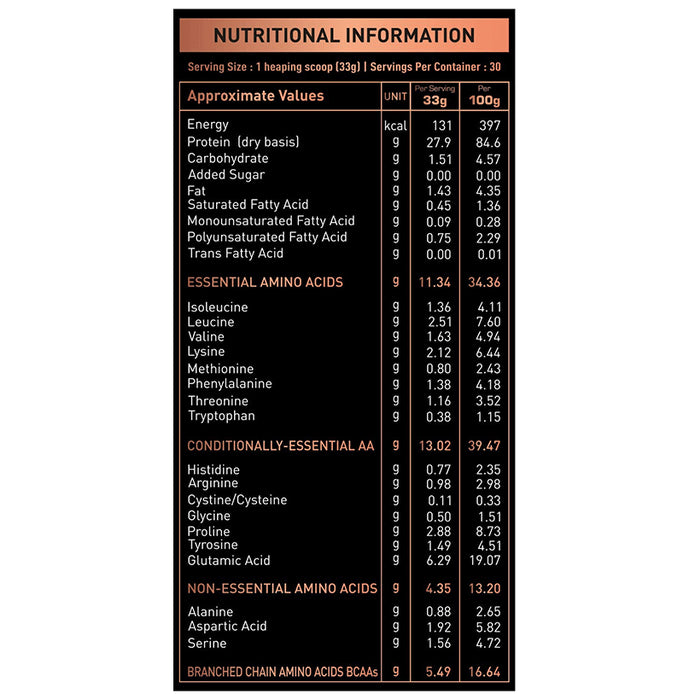 Nakpro Nutrition Calcium Caseinate Protein Powder Mango