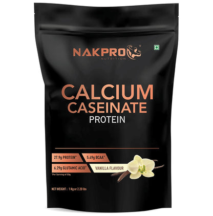 Nakpro Nutrition Calcium Caseinate Protein Powder Vanilla - Classic Derma