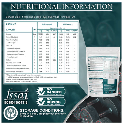 Nakpro Nutrition Grass Fed Whey Protein Concentrate Unflavored