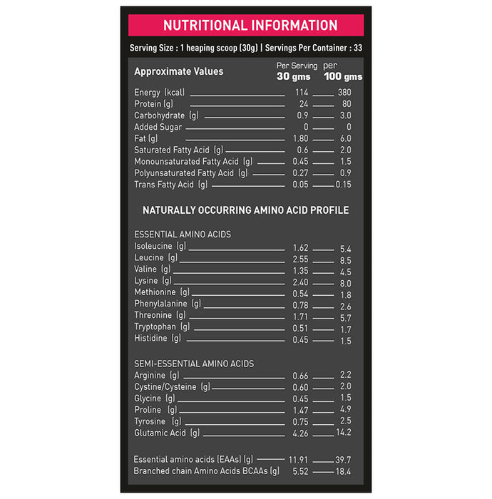 Nakpro Nutrition Whey Hydro Hydrolyzed Whey Protein Instantized Powder Unflavored