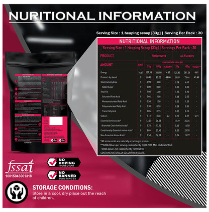 Nakpro Nutrition Whey Hydro Hydrolyzed Whey Protein Powder Banana