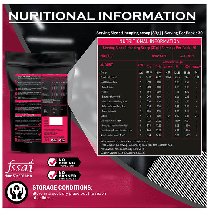 Nakpro Nutrition Whey Hydro Hydrolyzed Whey Protein Powder Vanilla