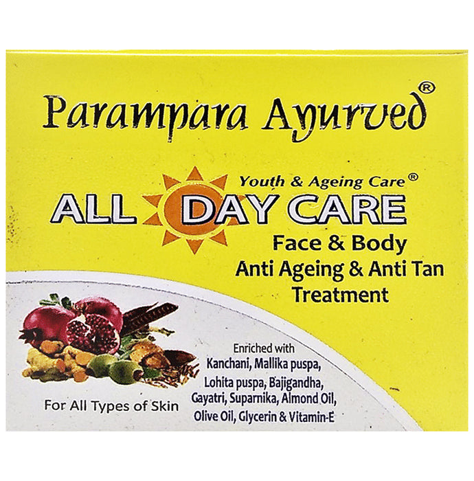 Parampara Ayurved All Day Care Face & Body Anti Ageing & Anti Tan Treatment - Classic Derma