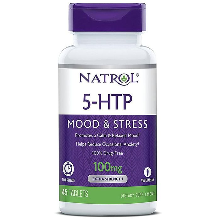 Natrol 5-HTP 100mg Veg Tablet | For Managing Mood, Stress & Anxiety - Classic Derma