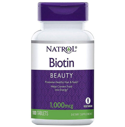 Natrol Biotin 1000 mcg Tablet - Classic Derma