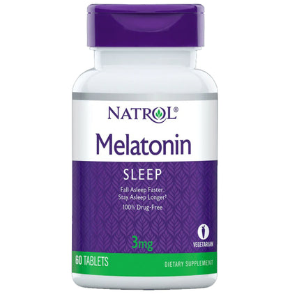Natrol Melatonin 3mg Vegetarian Tablet | For Sleep Support - Classic Derma