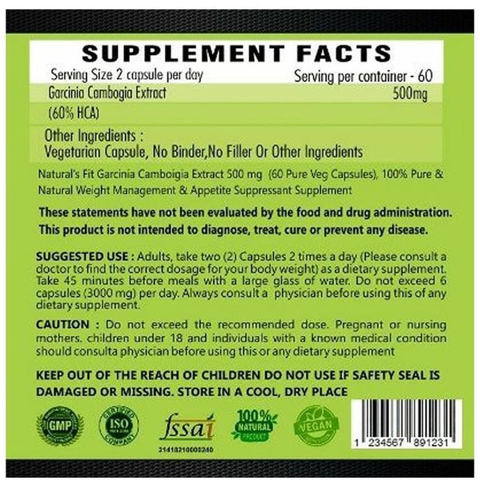 Natural's Fit Garcinia Cambogia Extract Capsule