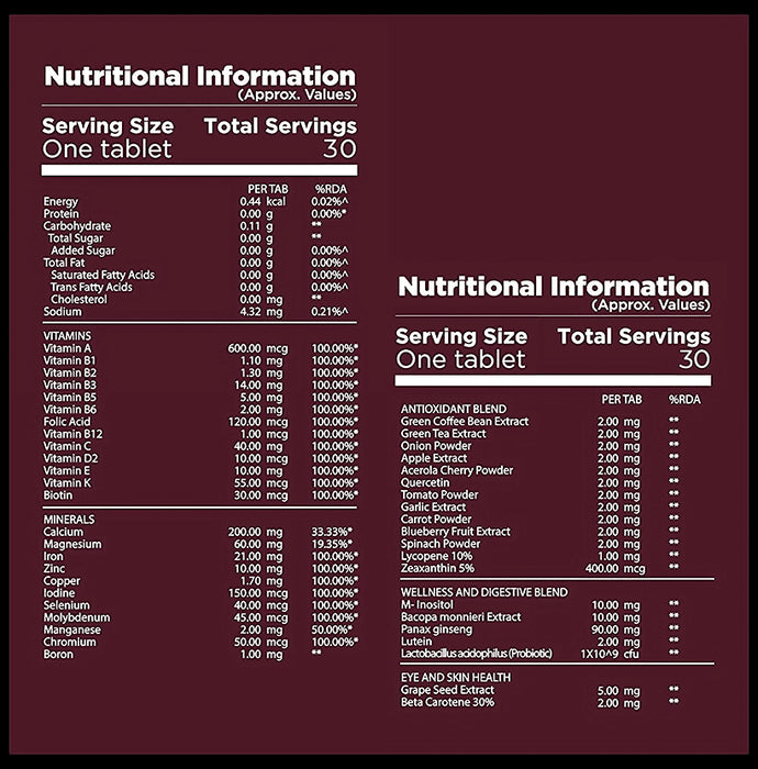 Nature Ally Multivitamin Gold Advance Women 50+ Tablet