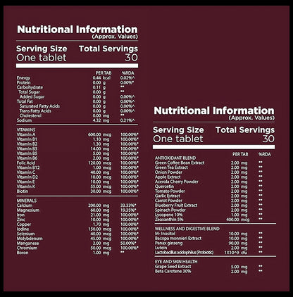 Nature Ally Multivitamin Gold Advance Women 50+ Tablet