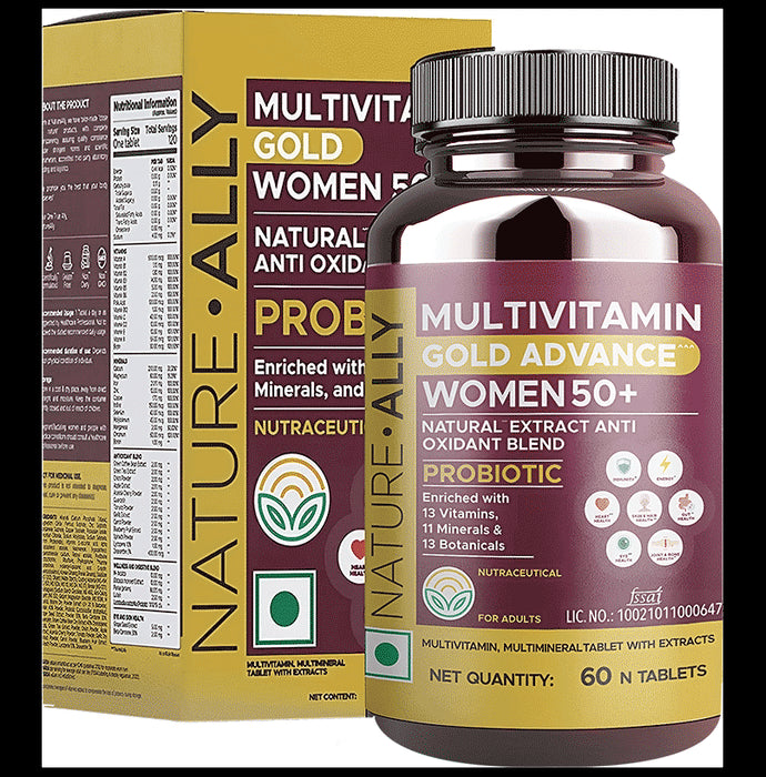 Nature Ally Multivitamin Gold Advance Women 50+ Tablet - Classic Derma