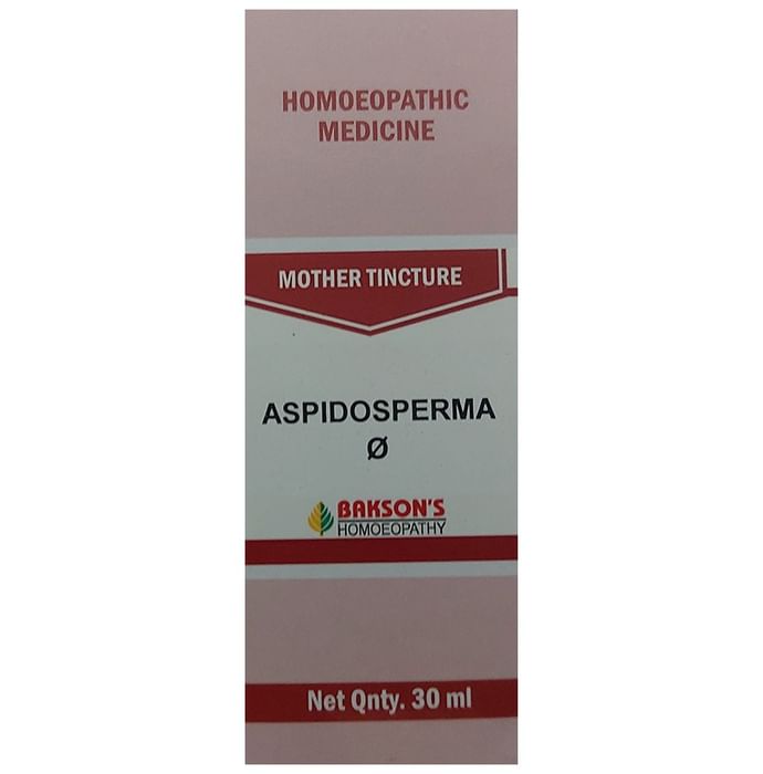Bakson's Homeopathy Aspidosperma Q Mother Tincture - Classic Derma