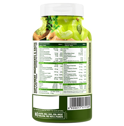 Nature Life Nutrition Immunity Multivitamins with Probiotics Vegetarian Tablet