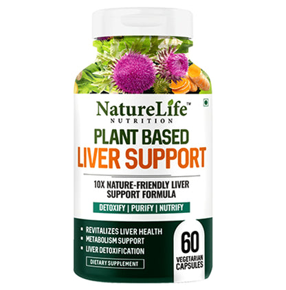 Nature Life Nutrition Plant Based Liver Support Vegetarian Capsule - Classic Derma