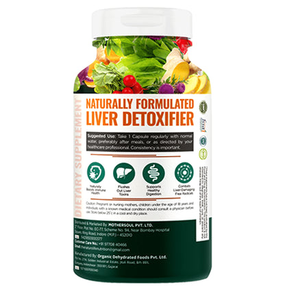 Nature Life Nutrition Plant Based Liver Support Vegetarian Capsule