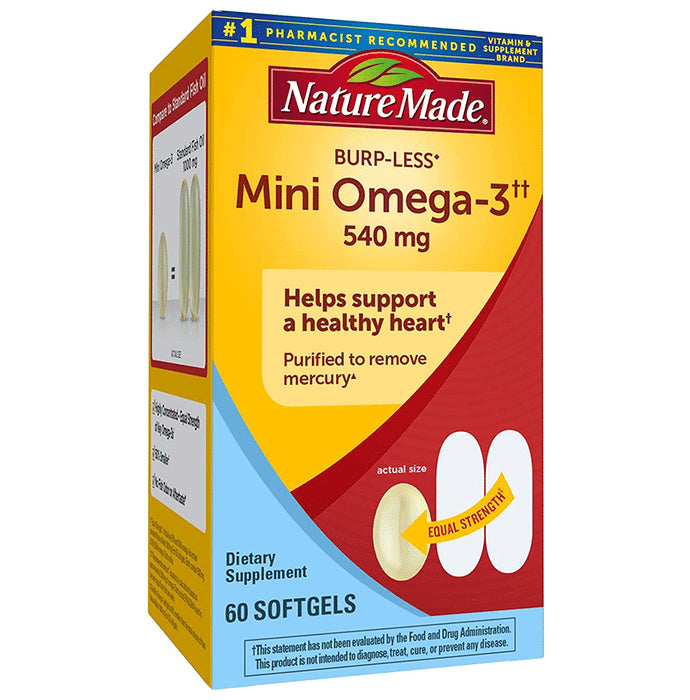 Nature Made Mini Omega 3++ 540mg Softgel - Classic Derma
