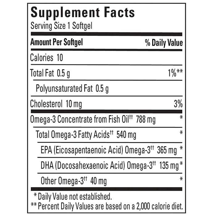 Nature Made Mini Omega 3++ 540mg Softgel