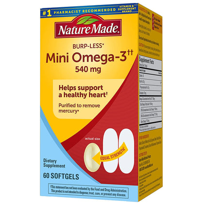 Nature Made Mini Omega 3++ 540mg Softgel