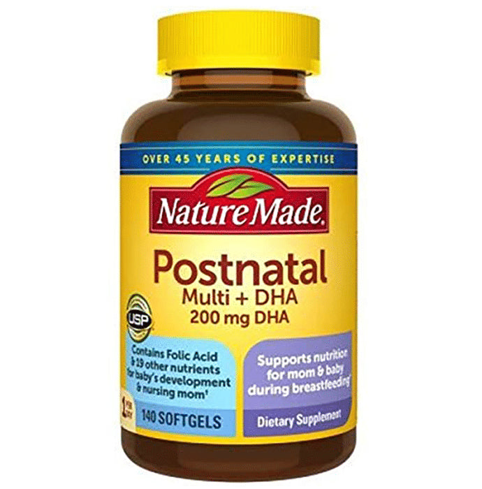 Nature Made Postnatal Multi + DHA 200mg Softgel - Classic Derma