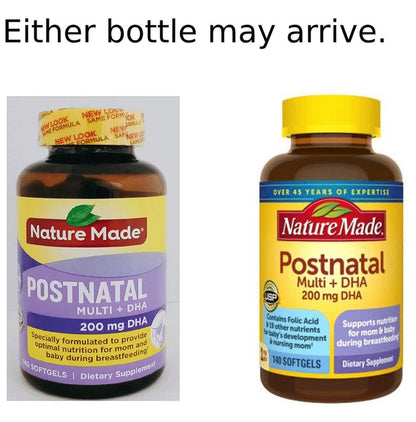 Nature Made Postnatal Multi + DHA 200mg Softgel