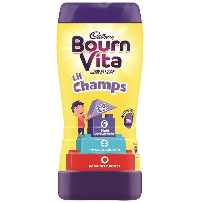 Cadbury Bournvita Lil Champs | For Brain Development, Physical Growth & Immunity | 2-5 Years - Classic Derma