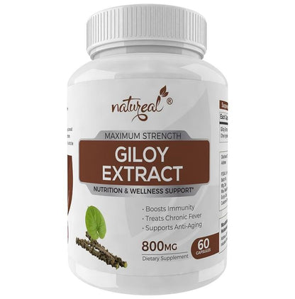 Natureal Giloy Extract 800mg Capsule - Classic Derma