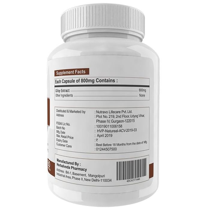 Natureal Giloy Extract 800mg Capsule