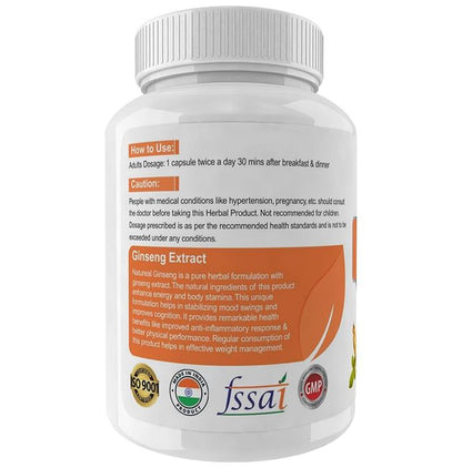 Natureal Ginseng Extract 800mg Capsule