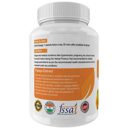 Natureal Papaya Extract 800mg Capsule