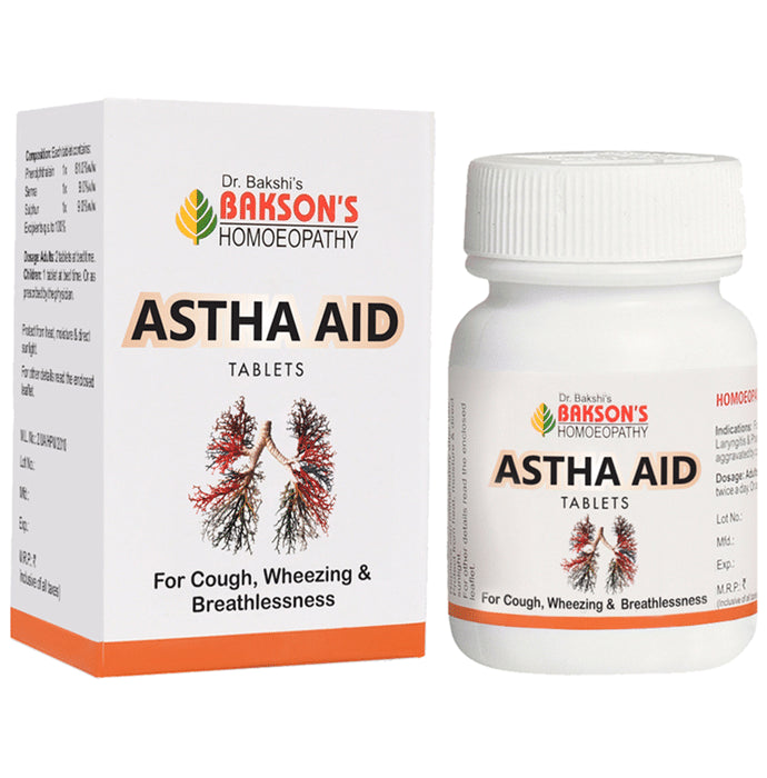 Bakson's Homeopathy Astha Aid Tablet - Classic Derma