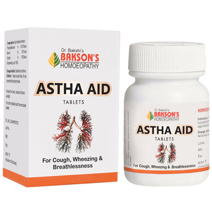 Bakson's Homeopathy Astha Aid Tablet - Classic Derma