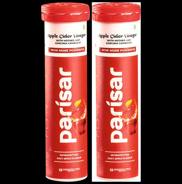 Parisar Apple Cider Vinegar with Mother and Garcinia Cambogia Gummies (15 Each) Juicy Fruit Formula - Classic Derma