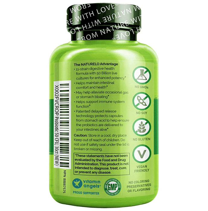 Naturelo Probiotic 50 Billion CFU Delayed Release Capsule
