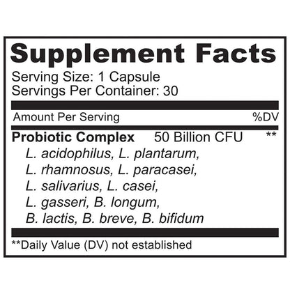 Naturelo Probiotic 50 Billion CFU Delayed Release Capsule