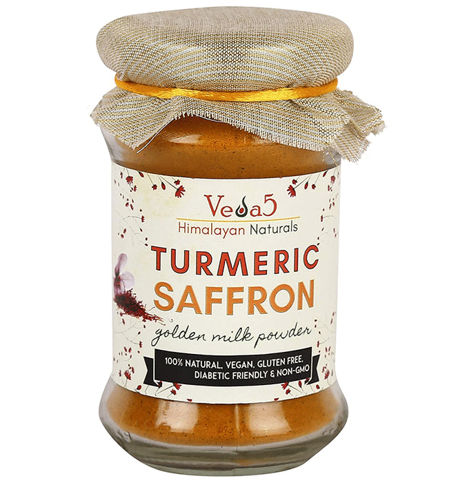 Veda5 Turmeric Saffron Golden Milk Powder - Classic Derma