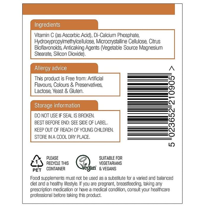 Natures Aid Vitamin C 1000mg Tablet