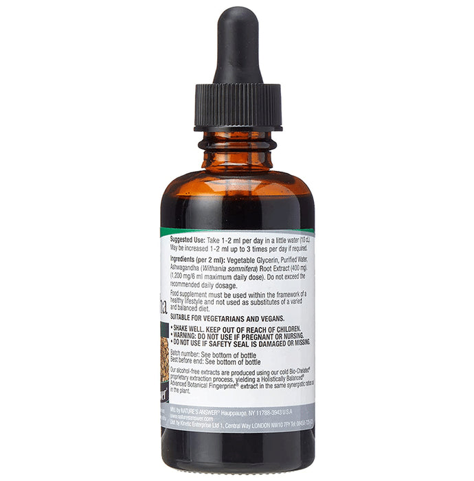 Nature's Answer Ashwagandha 1200mg