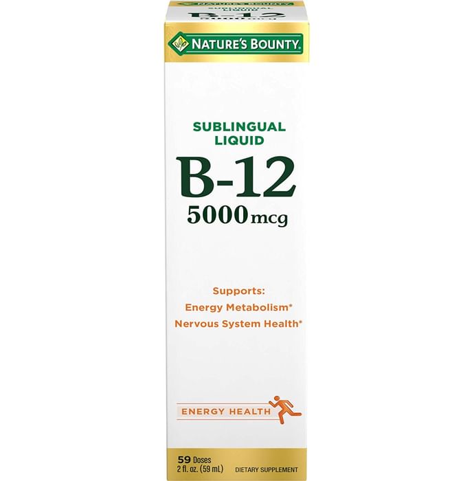 Nature's Bounty B-12 5000mcg Sublingual Liquid - Classic Derma